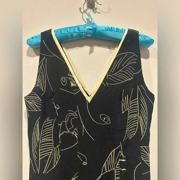 VINTAGE PAT MCDONAGH Midi Dress / Size 8 / - Picture 3 of 6